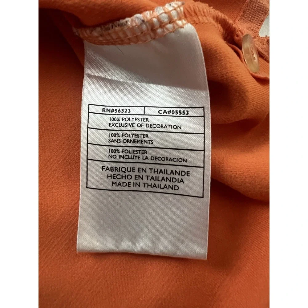 Nike Golf Fit Dry Polo Shirt South Carolina Palmetto Crescent Orange Striped M
